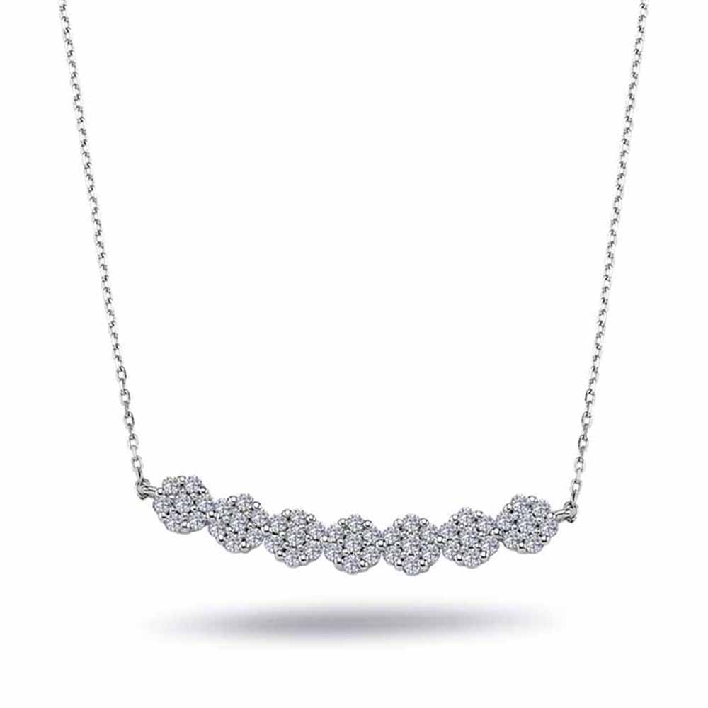 0,55 Karat coronet Pırlanta Taşlı Kolye - LP03336