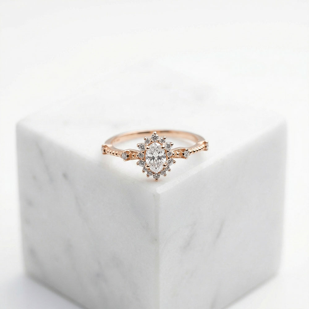 0,60 Karat Vintage Pırlanta Yüzük - FP10484