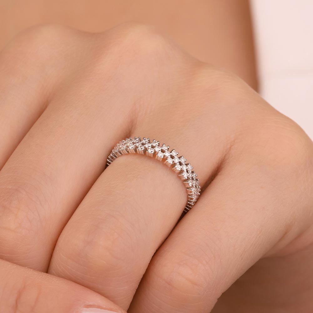 0.62 Karat Özel Tasarım Tamtur Pırlanta Yüzük - FP02941