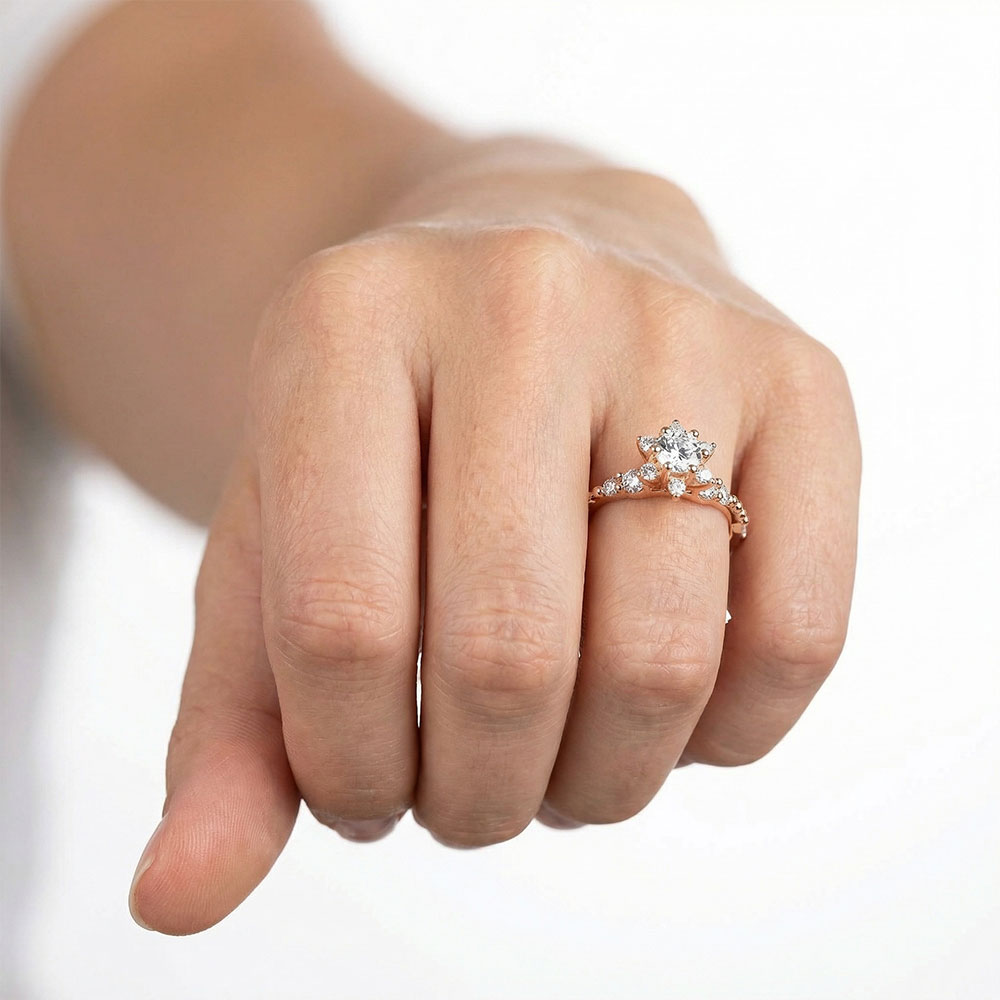 0,65 Karat Pırlanta Gloria Vintage Yüzük - FP10594