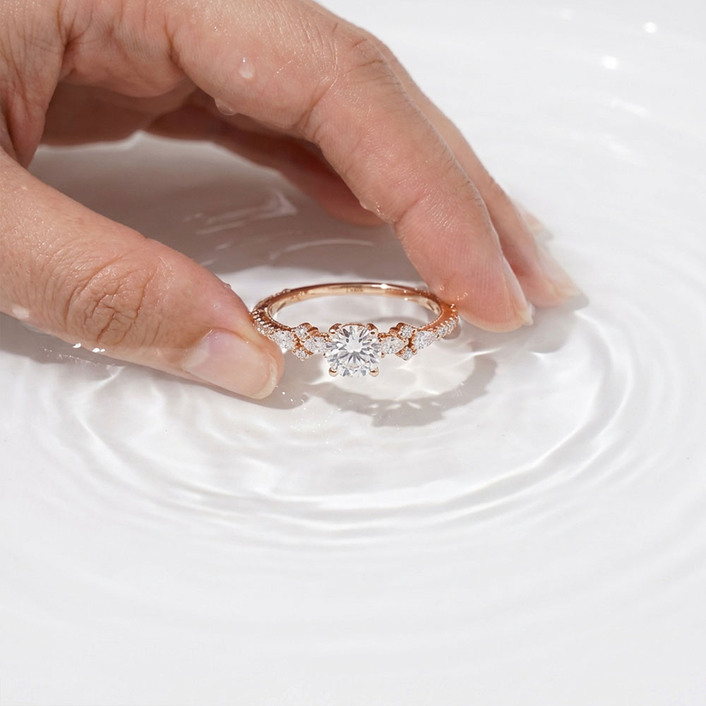 0.70 Karat Sole Vintage Pırlanta Yüzük - FP10674