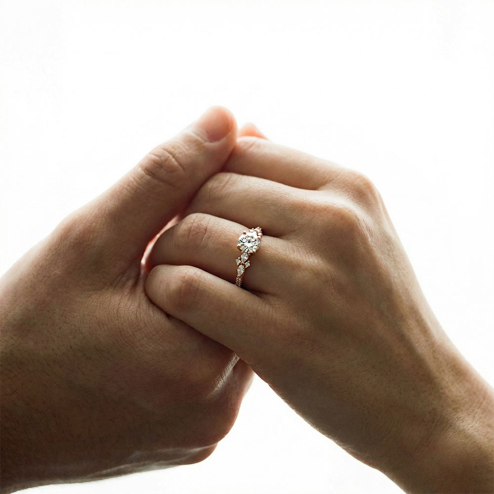 0,70 Karat Vintage Sole Pırlanta Yüzük - FP10674