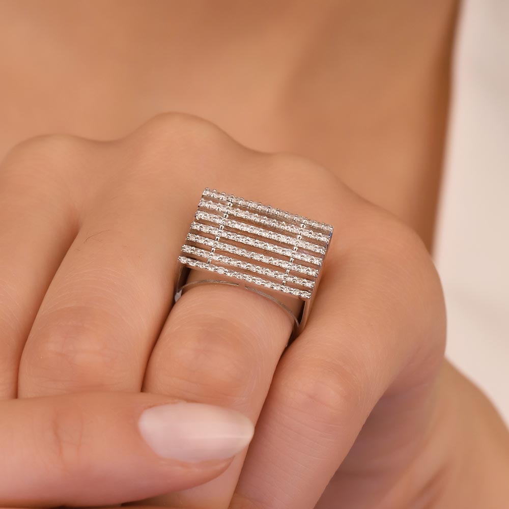 0,85 Karat Laboratuvar Pırlanta Özel Tasarım Yüzük - FP01827
