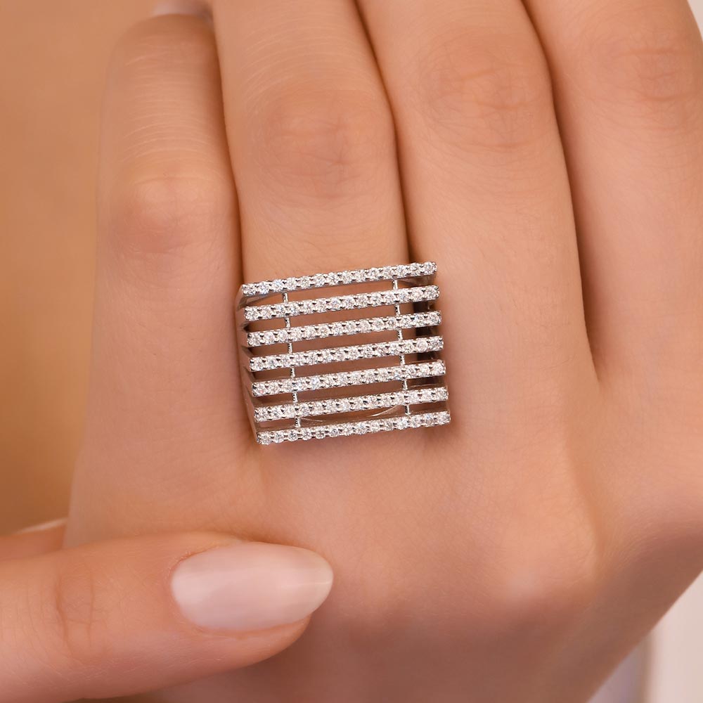 0.85 Karat Pırlanta Özel Tasarım Yüzük - FP01827