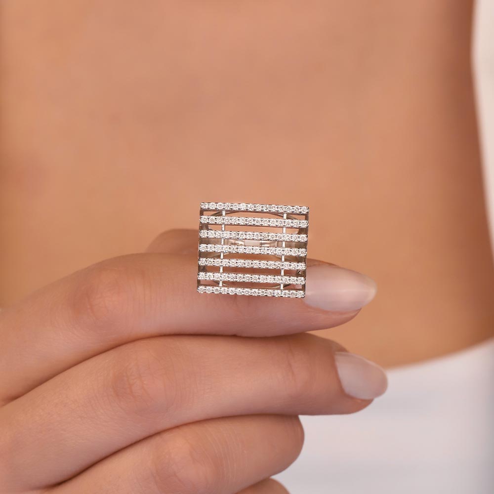 0.85 Karat Pırlanta Özel Tasarım Yüzük - FP01827