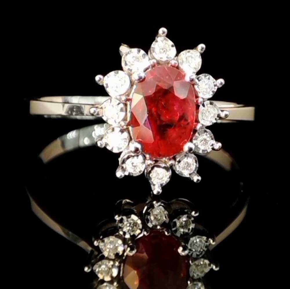 0,95 Karat Elmas Elmas Gül Yüzük - LP02024