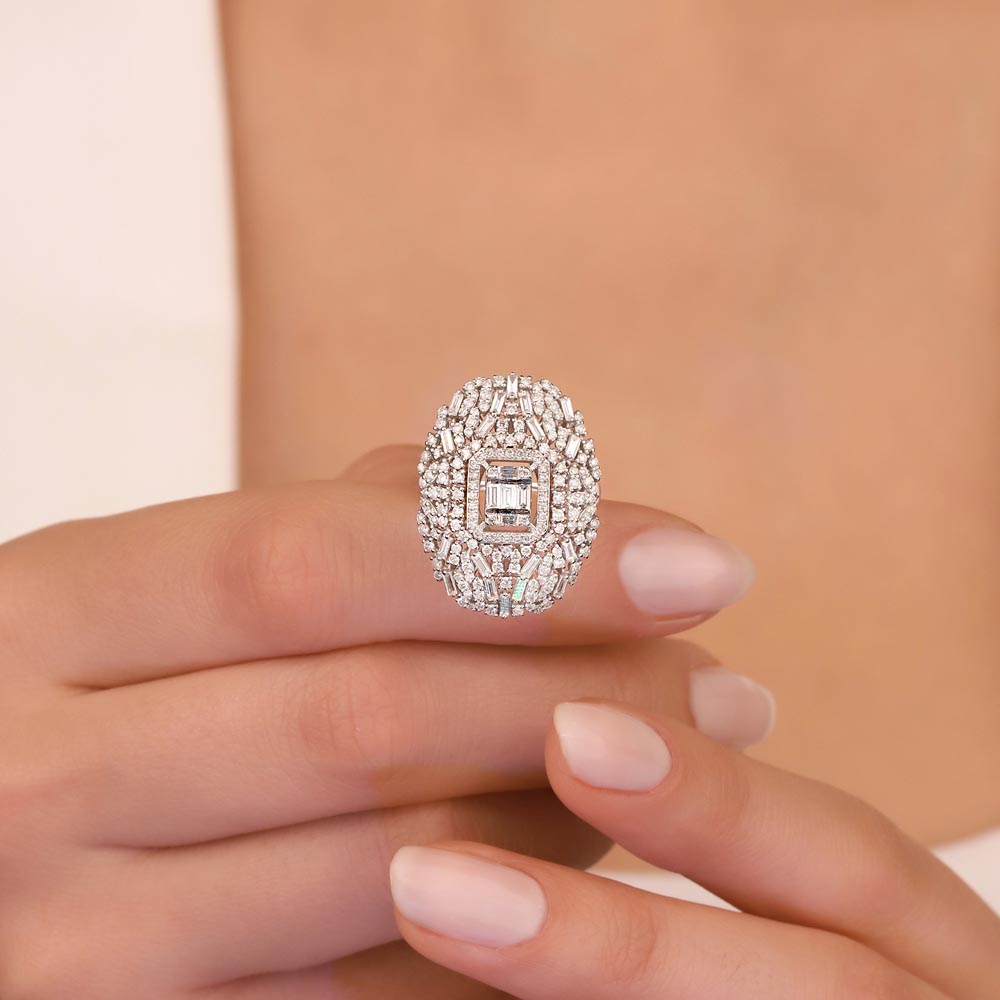 1,41 Karat Pırlantalı baget Taşlı Bayan Yüzük - LP02894