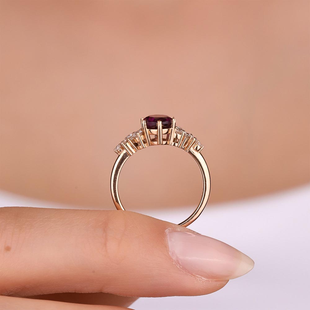 1,95 Karat Pırlantalı Vintage Alexandrite Yüzük - LP02777