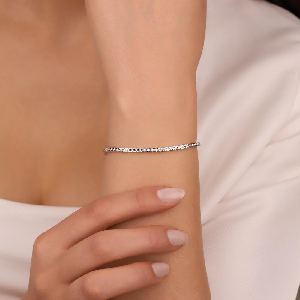 1,04 Karat Pırlanta Taşlı Su Yolu Bayan Bileklik - LP01319
