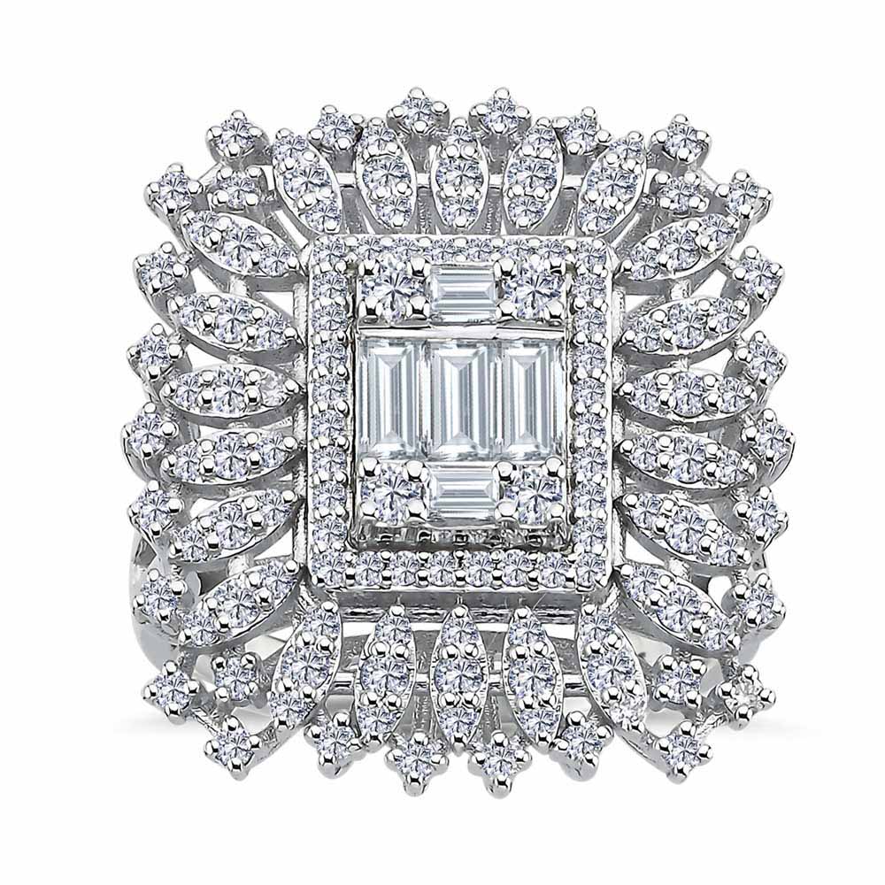 1.43 Karat Baget Taşlı Solace Tasarım Pırlanta Yüzük