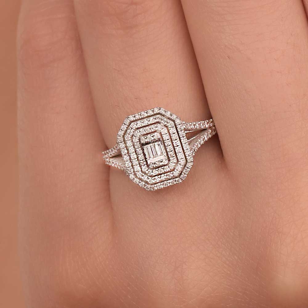 2,35 Karat Pırlanta baget Taşlı Bileklik - LP03345