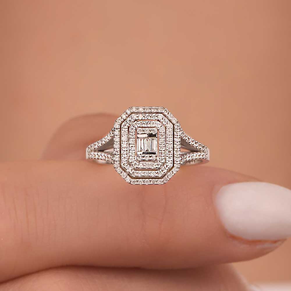 2,35 Karat Pırlanta baget Taşlı Bileklik - LP03345