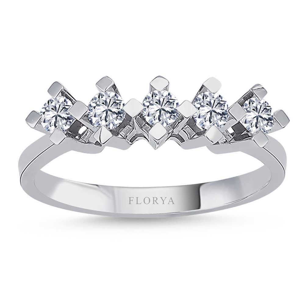 2,5 Karat Pırlantalı Beştaş Bayan Yüzük - LP04287