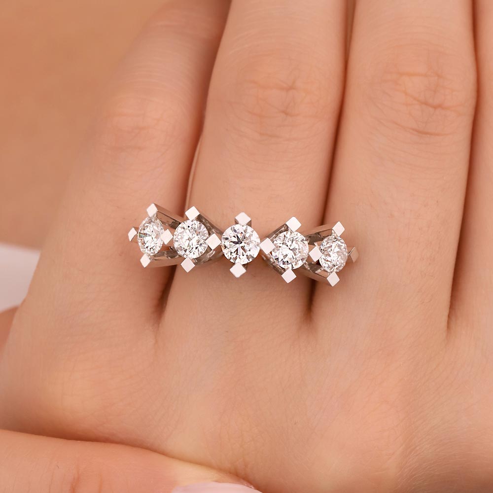 2,5 Karat Pırlantalı Beştaş Bayan Yüzük - LP04287