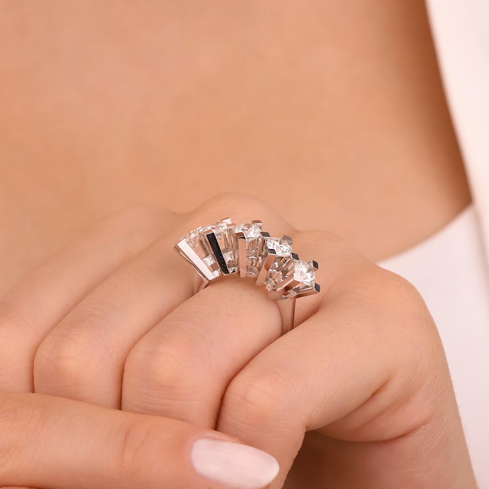 2,5 Karat Pırlantalı Beştaş Bayan Yüzük - LP04287