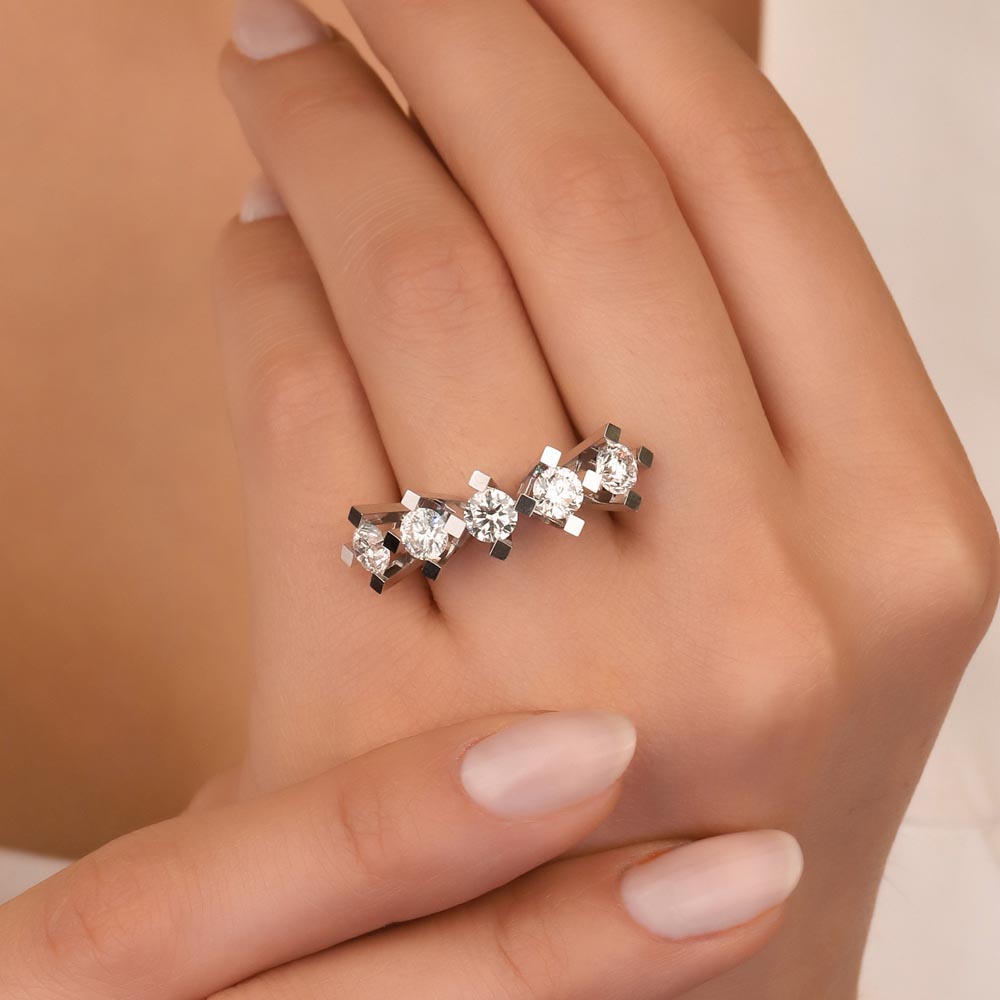 2,5 Karat Pırlantalı Beştaş Bayan Yüzük - LP04287