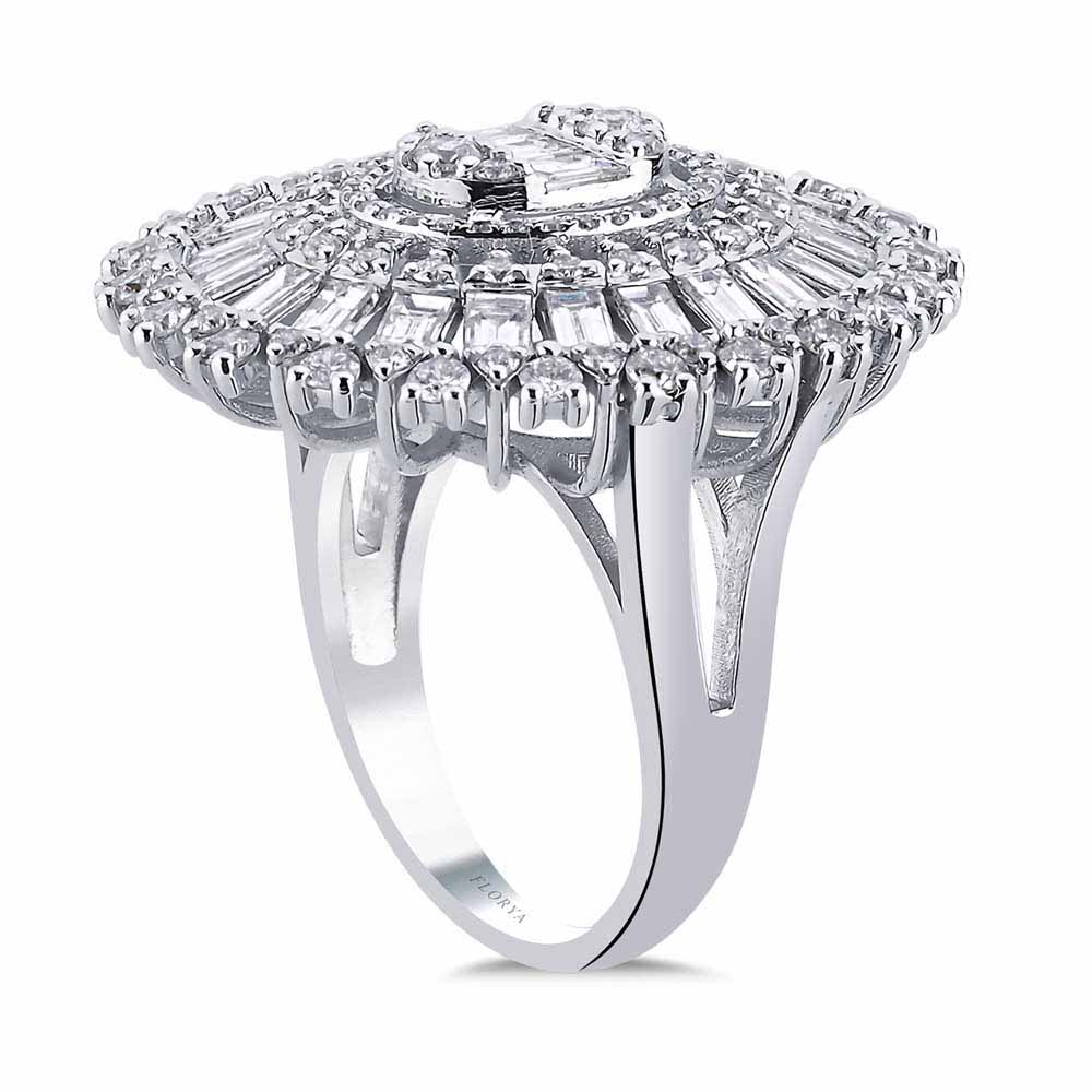 2,9 Karat Pırlanta Taşlı Mega Tasarım Yüzük - LP06365