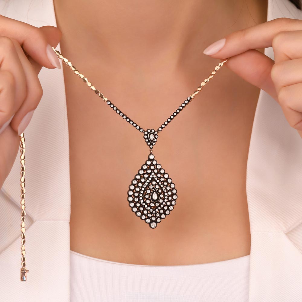2,91 Karat Pırlanta Taşlı Elmas Kolye - LP04601