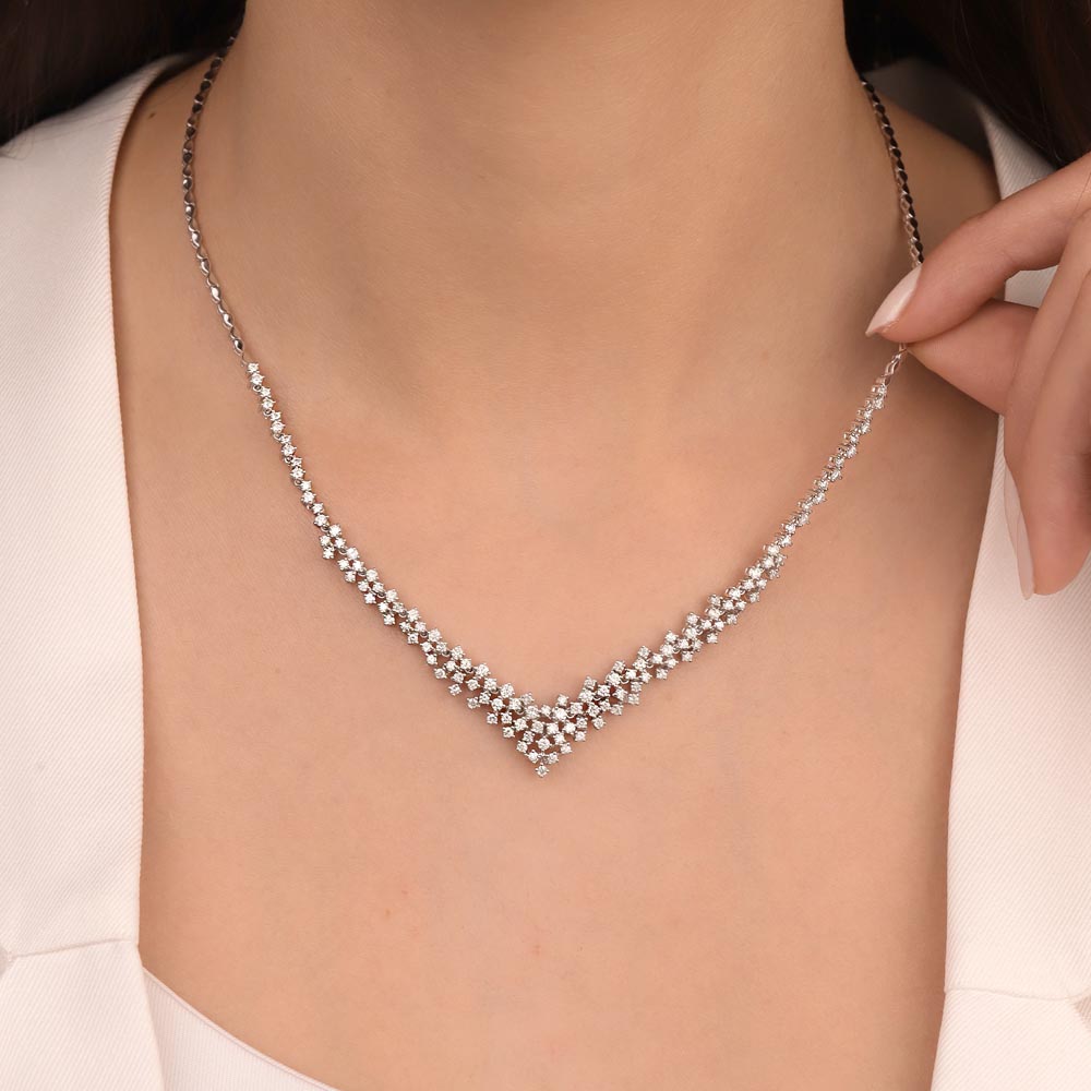 3.13 Karat Pırlanta Taşlı Gerdanlık - LP04967