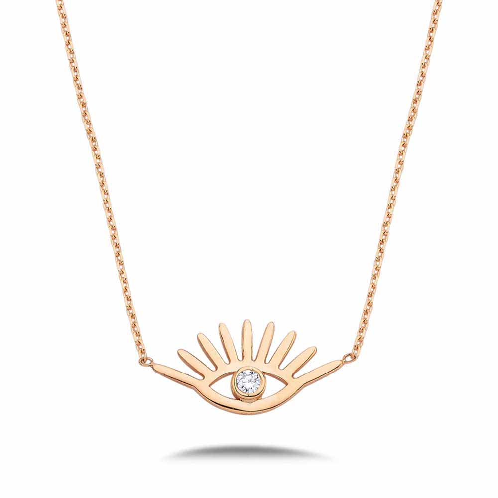 Pırlantalı Göz Hediyelik Kolye  - LP06625