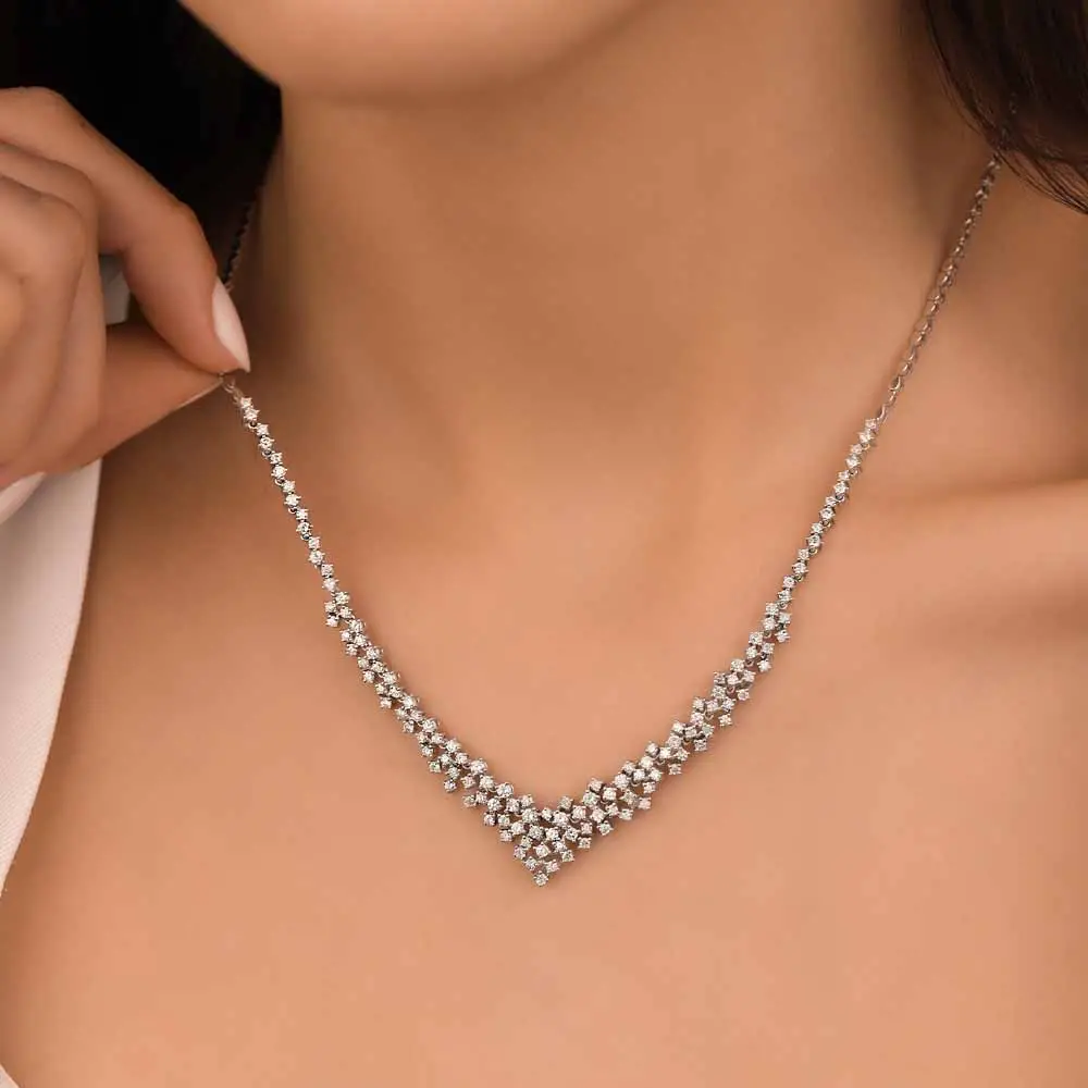 3.13 Karat Pırlanta Taşlı Gerdanlık