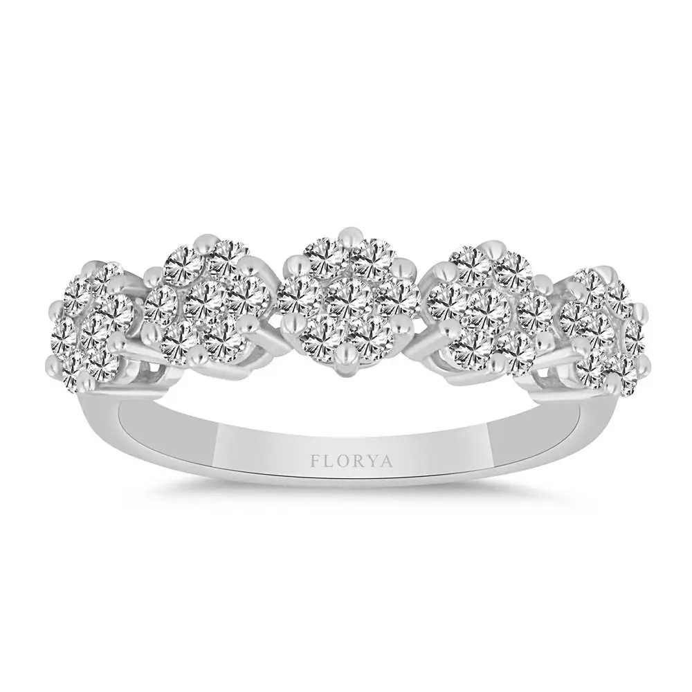 0.69 Karat Pırlantalı Beştaş coronet Yüzük