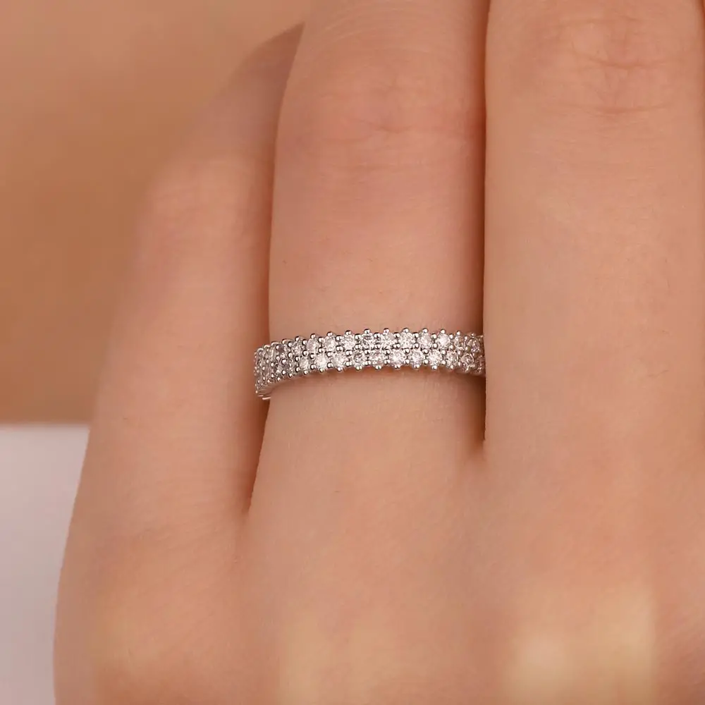 0,82 Karat Pırlanta Taşlı tamtur Yüzük