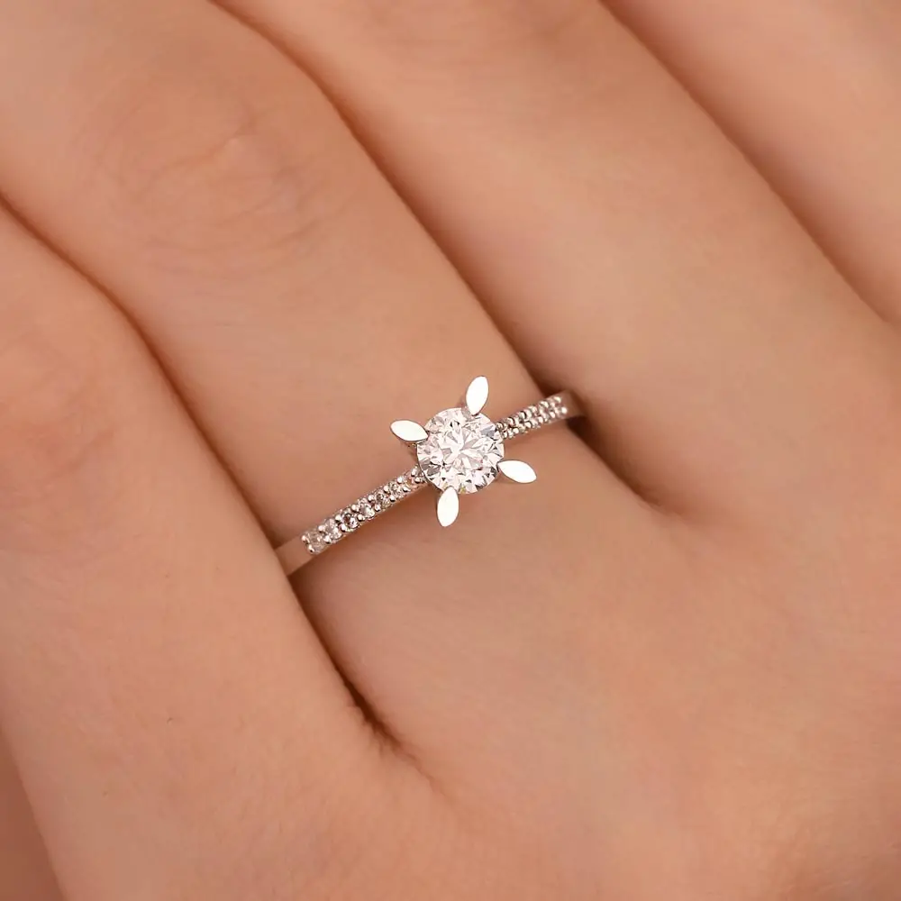 0,49 ct Pırlanta Tektaş Yüzük