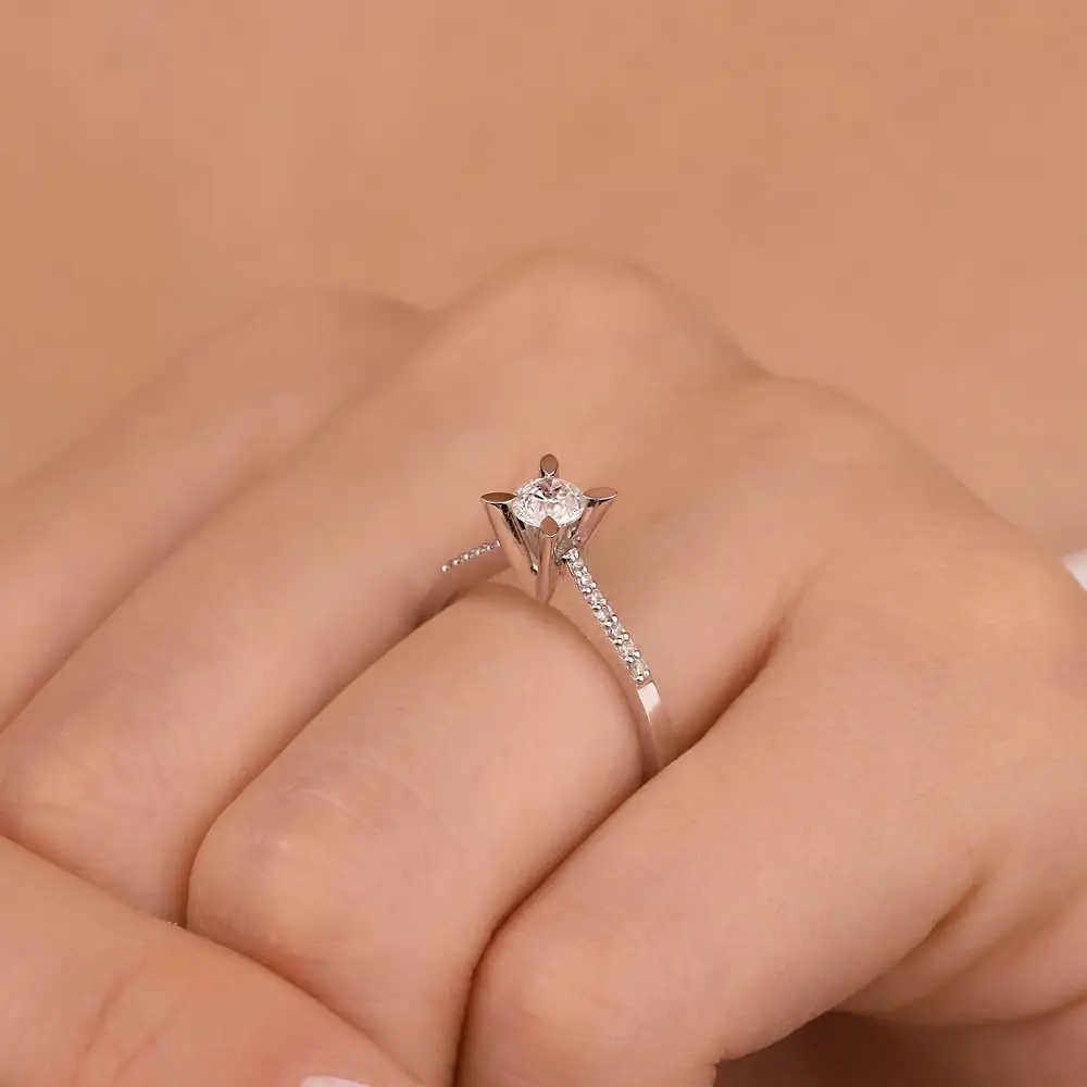 0,49 ct Pırlanta Tektaş Yüzük
