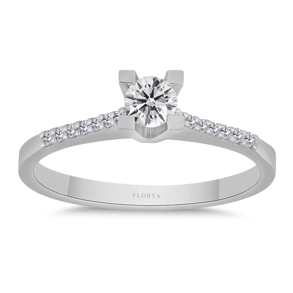0,31 ct Pırlanta Fantezi Tektaş Yüzük